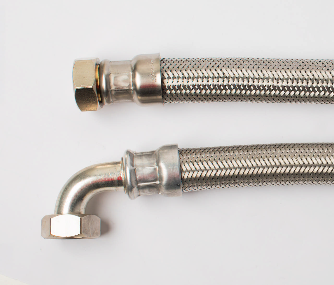 EPDM flexibele slang DN25 4/4''F x 4/4''F met bocht